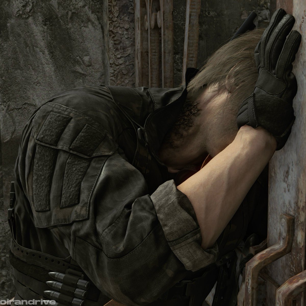 i find it funny how every single vein on leon is so strategically placed….they knew rent was due .ᐟ