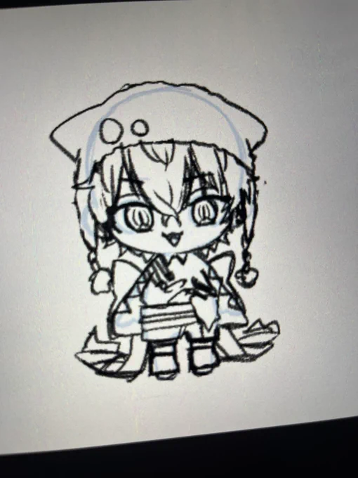 モリモリ描いてる カワイイ