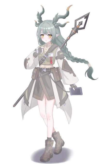 とりあえず好みの要素でキャラデザした子… 䍺梅(フエン メイ)ちゃんです。ちっちゃいです