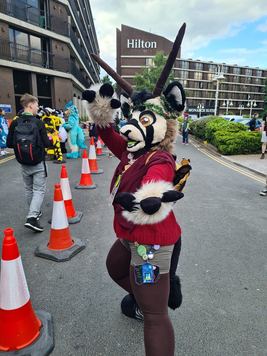 Reskell492's tweet photo. Wicker the Gazelle, is coming to NottsFurs later today! If you see this cutie out and about- it’s me! Do say hello!
He is one of my fursuits, and I’ve not worn him in a while so - it’s time to change that! See you there #NottsFurs https://t.co/tlLuQ1GMbE