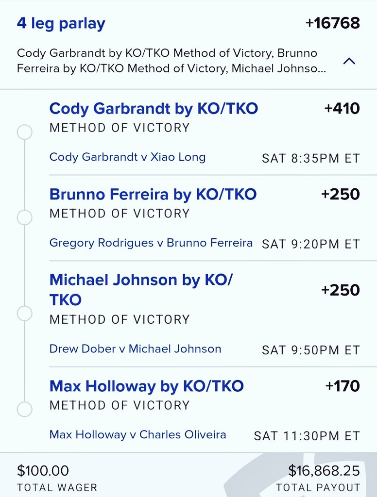 Kyle Anthony's UFC Betting tweet media