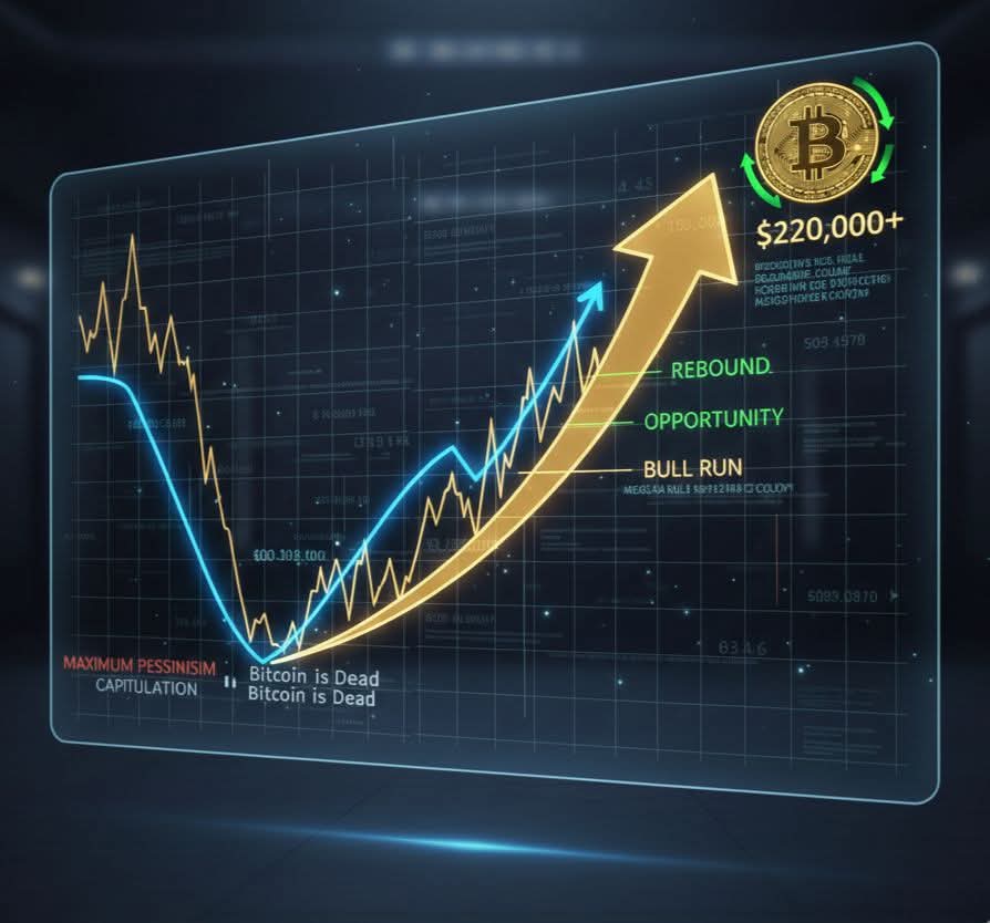 Fing36181987's tweet photo. If your friends stop talking about #Bitcoin or the news outlets start headlines like "#TheEndofBitcoin" that's a sign that a "#bargain opportunity" is knocking on your door. It's up to you whether you seize that opportunity or not. #Bitcoin #VeloProtocol #Shib #Bonk #LunC #Floki https://t.co/JLRxiemJIq