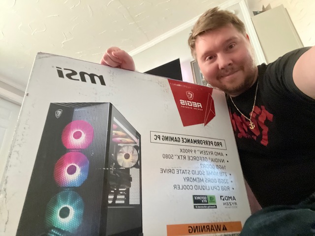 The console gamer has crossed over… I finally got a PC.

All for better streaming and the massive world of Steam games. Wish me luck, PC gamers. I’m one of you now. 🖥️🎮 The AGEIS MSI 

#PCGaming #NewPC #PCSetup #StreamerLife #Steam #PCGamer #GamingCommunity