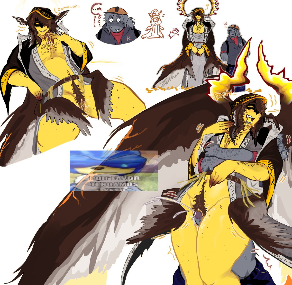 Telamon And builderman.. lovely #buildermon #telamon #builderman #freaksaken #forsakensfw