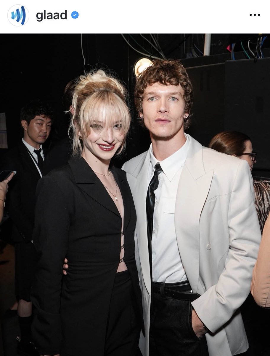 Connor Storrie via <a href="/glaad/">GLAAD</a> IG

“Amber Glenn and Connor Storrie backstage at the 37th #GLAADawards ⛸️”

Like ❤️Comment 🗯️

instagram.com/p/DVjBIBWgbJm/