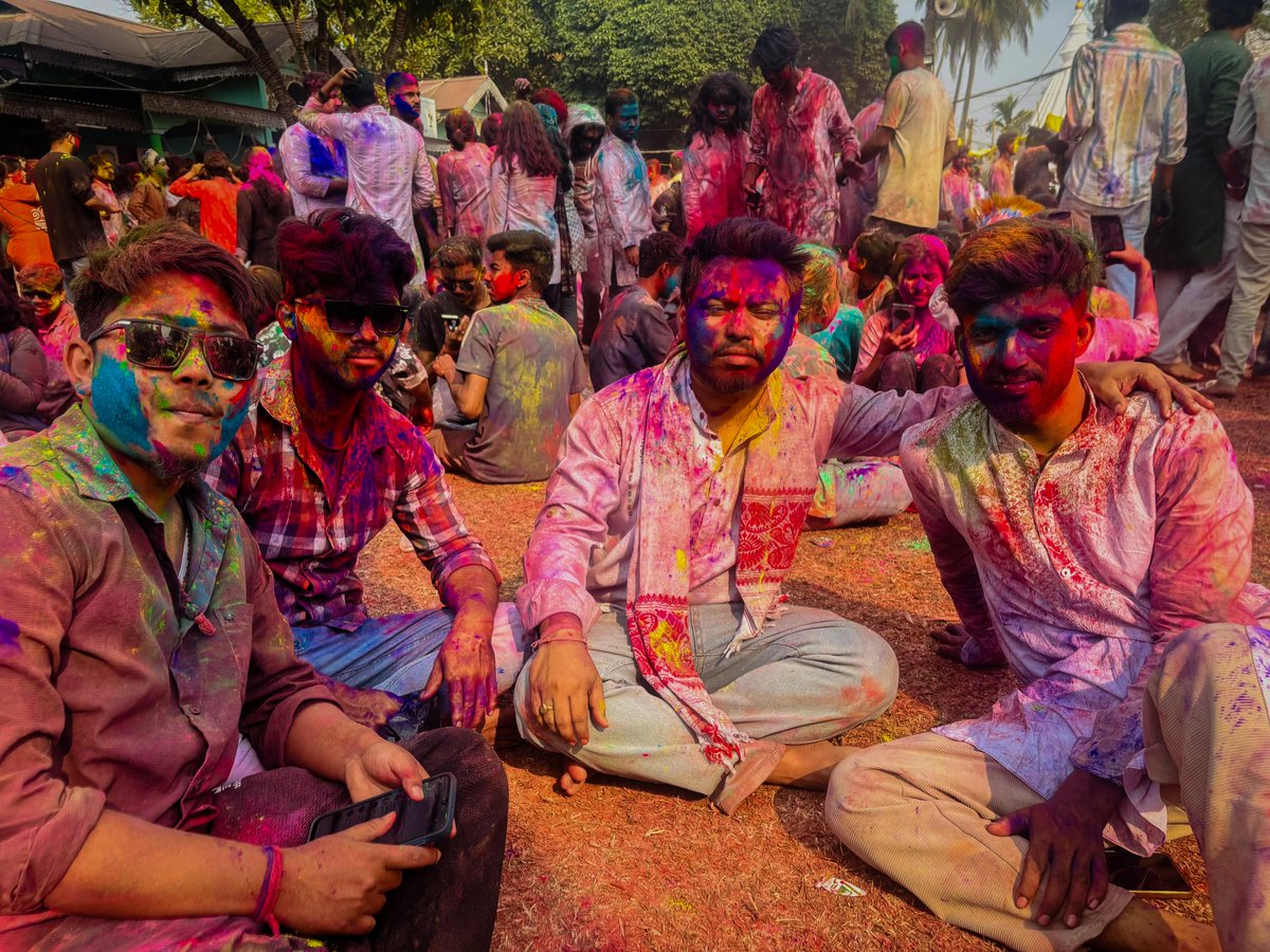 Holi at Barpeta Satra