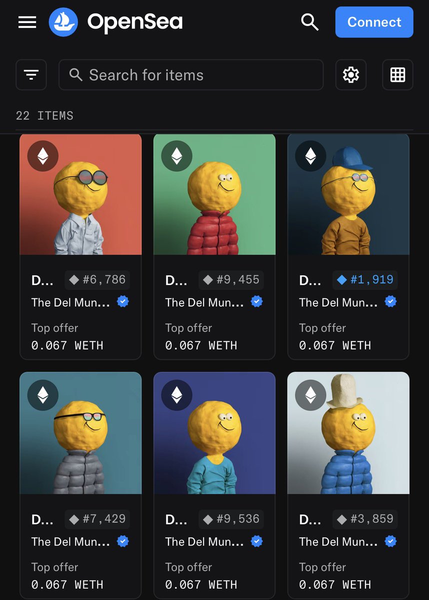 Picked up some <a href="/D3lMundos/">The Del Mundos</a> …. Does the community follow each other? 😀