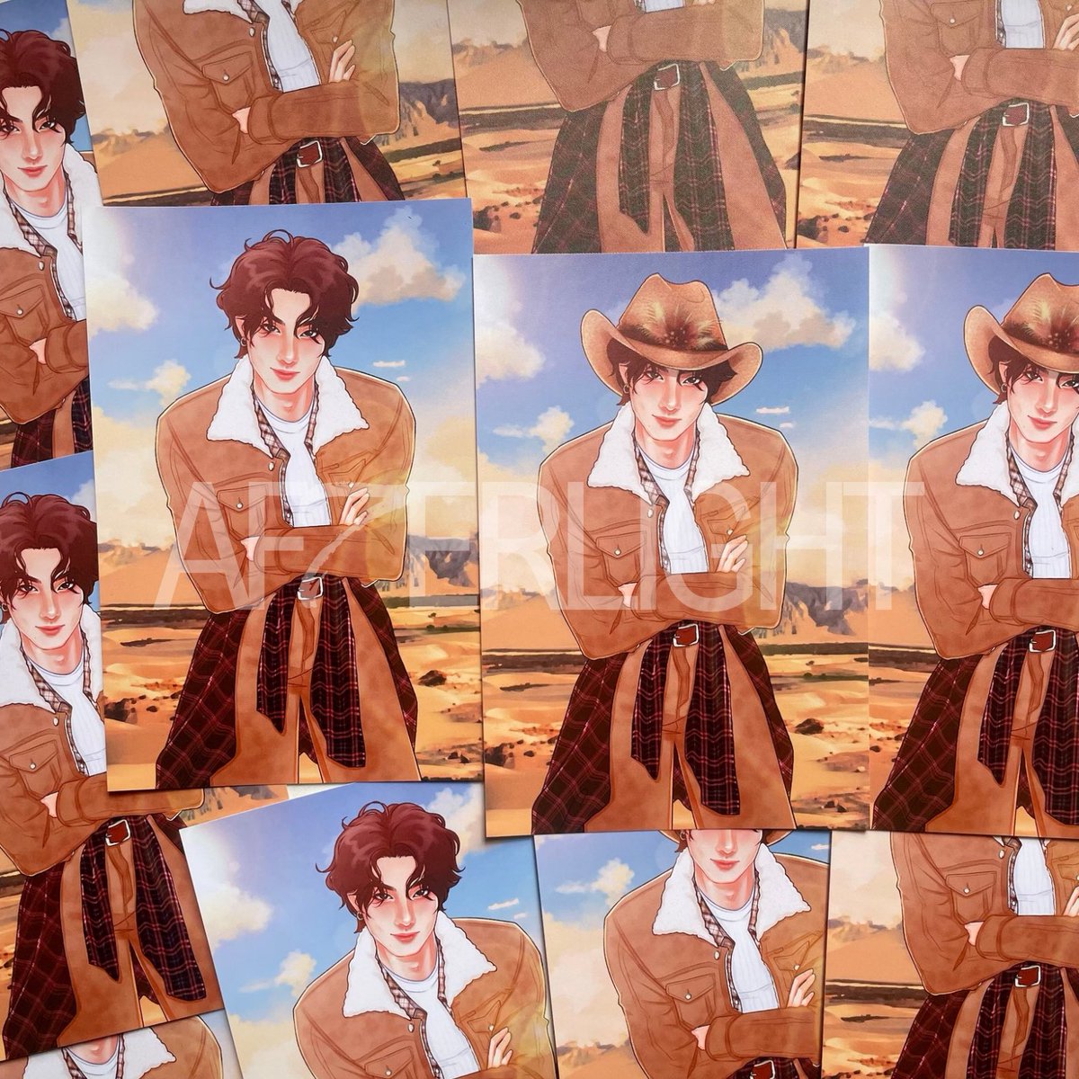 AF7ERLIGHT's tweet photo. #A7LUPDATES 📝

preview of the art prints, stickers, and ref magnets from manuf♡ https://t.co/maHphrhwML