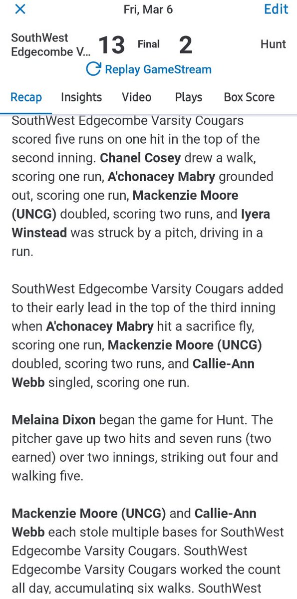 Mackenzie Moore 2026( Committed) tweet media