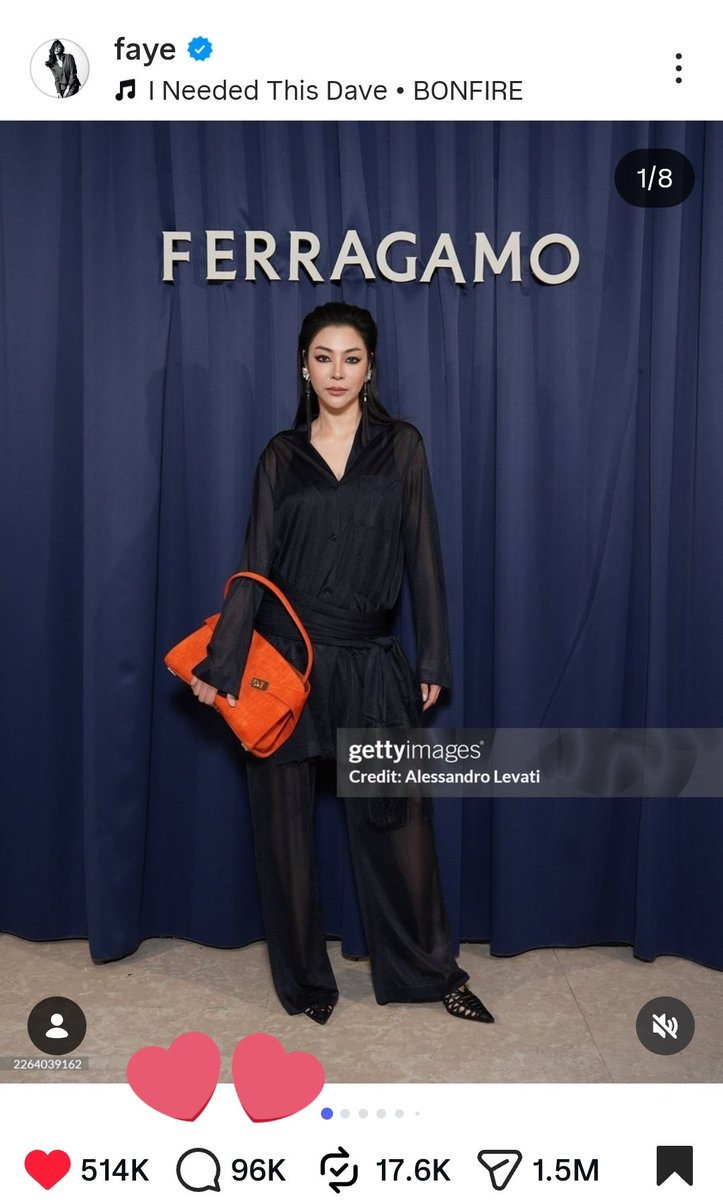 Keep engaging with this post! We’re at 96K and only need 4K more comments. Keep it up.💪🌻💛
instagram.com/p/DVT8jLnEhpa/…

#FayeInMFW
#FayeXFerragamo
#FerragamoFW26
#Ferragamo
#FayePeraya
