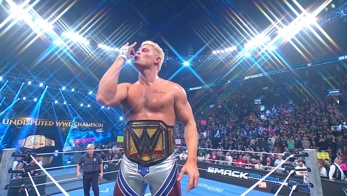 It’s what we do 3x Champ

Next Stop-> Mania 

#SmackDown