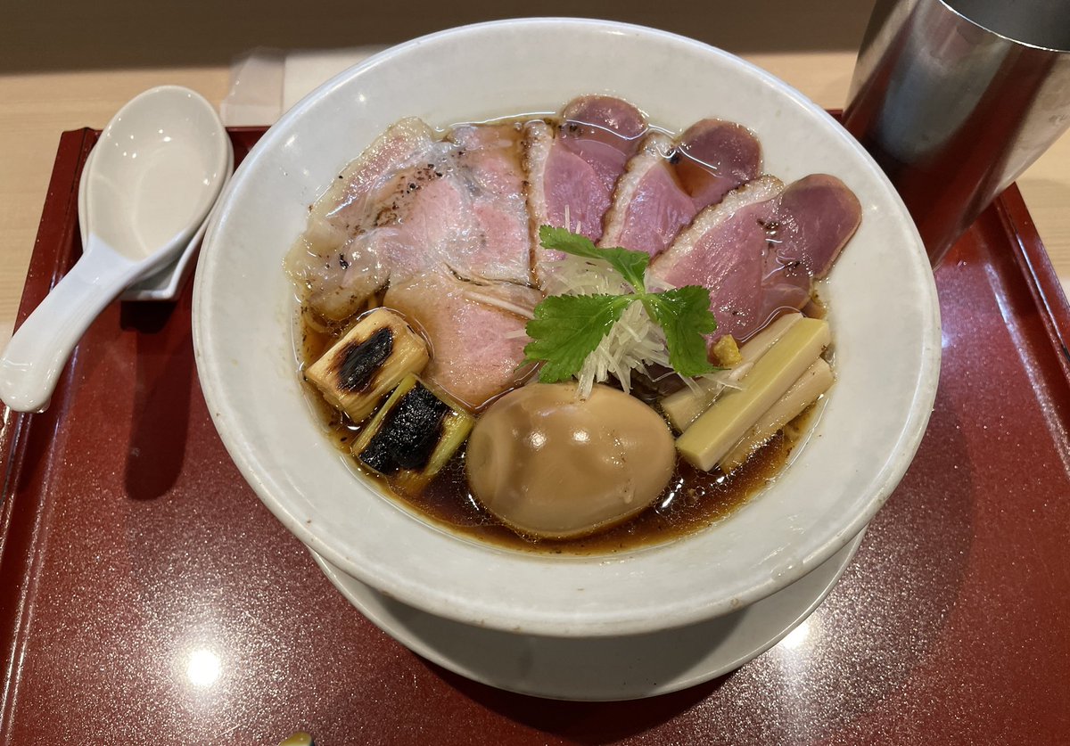 この鴨そば最高やった！