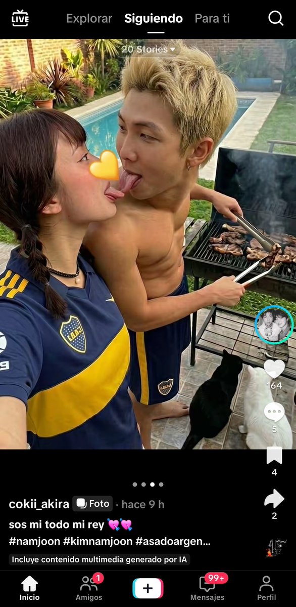 AHY ASQUEROSA DEL ORTO PORQUE HARIAS ESAS FOTOS CON IA DE NAMJOON