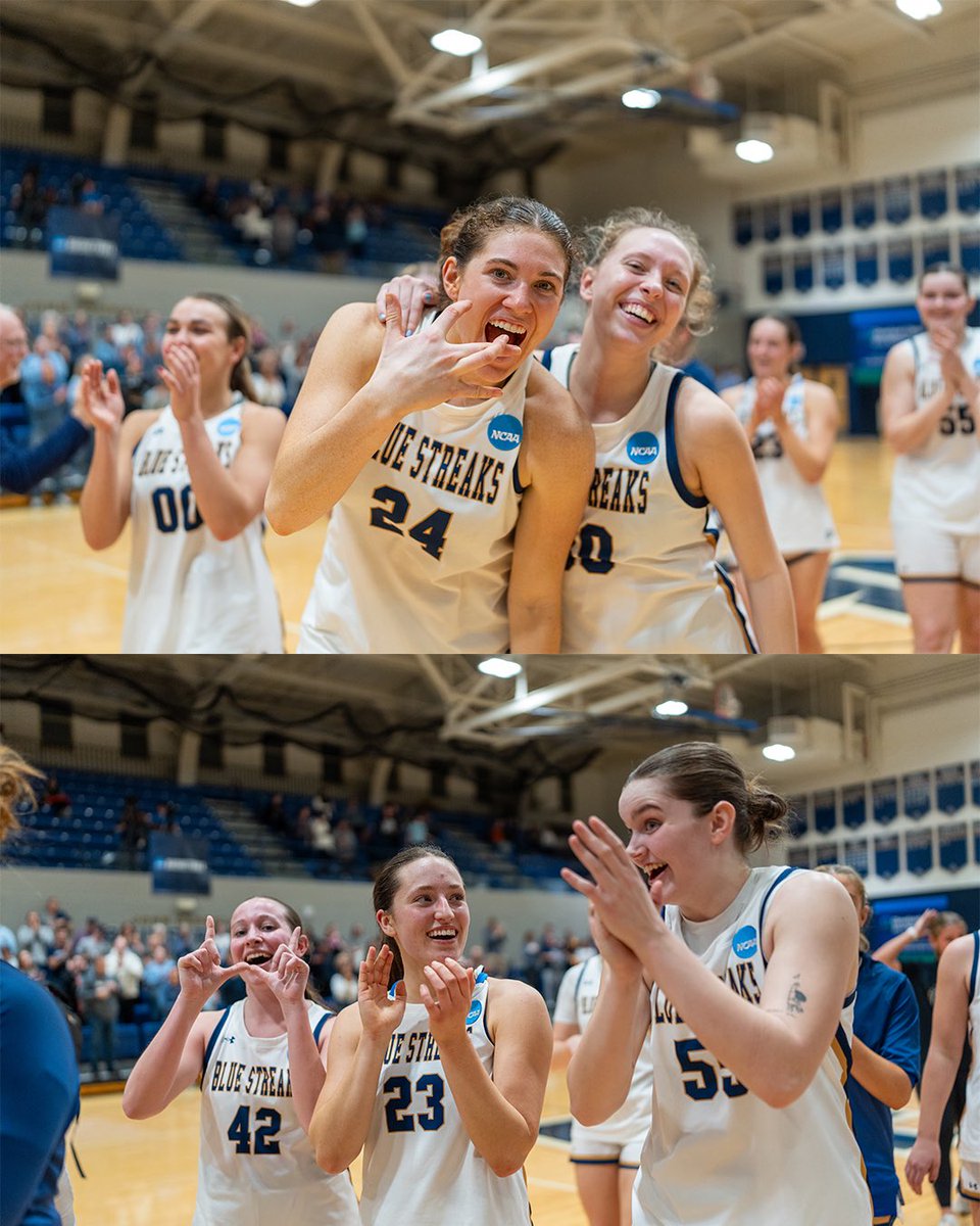 jcusports's tweet photo. Tonight was special for @JCU_WBB!

Best part is we get to do it all again tomorrow! 
#d3hoops ⚡️ https://t.co/HwuN6YUNoW