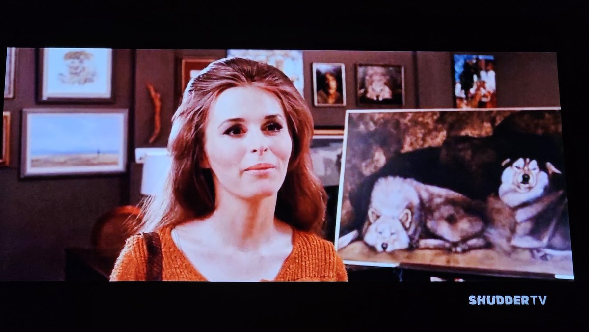 PatLovesMovies's tweet photo. I knew that artwork of the Wolves was going to come back into play!
#TheLastDriveIn #LastDriveIn #Shudder #ShudderTV #HorrorFilms #HorrorFam #MutantFam #MessiahofEvil @kinky_horror @therealjoebob https://t.co/yJGgNofsk0
