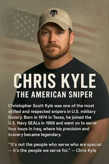JohnnyLCKai's tweet photo. I know this happened a long time ago but itโs a damn shame we lost one of our absolute best Americans the way we did.
Just trying to help out his brothers anyway he could.
Gone but not forgotten #ChrisKyle ๐ซก https://t.co/5pLKv6SqLz