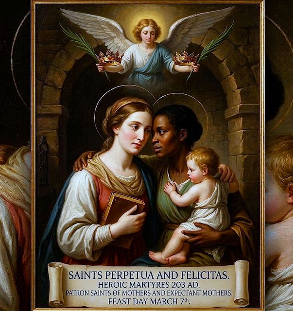 catholicnews1's tweet image. St. Perpetua and St. Felicity - Heroic Martyrs who Died in 203 AD - Patron Saints of Mothers, Expectant #Mothers - Feast Day Saint March 7
catholicnewsworld.com/2026/03/st-per…