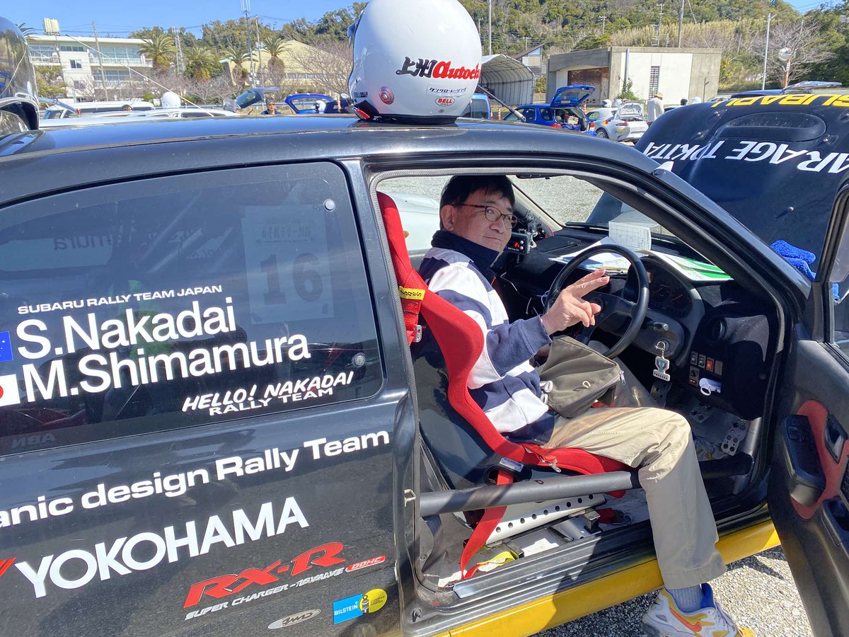 m_rallyjapan's tweet photo. 上州オートクラブ員で昨年から久し振りに国内ラリーに復活した中台選手も参加
海外赴任生活が長く英語も堪能な上にラリーは国内外に参加実績があるので、今年からRJにも関わりを始めます
#VIVIO https://t.co/9i0opQp4G1