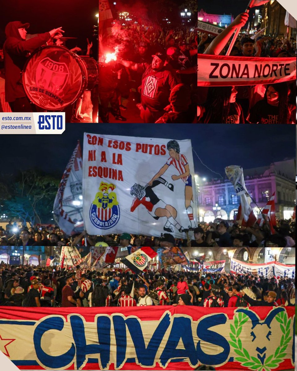 ¡EL MÁS GRANDE DE MÉXICO! 🔴⚪🔥

La afición del Rebaño Sagrado ya tomó el Centro Histórico de Guadalajara. Banderas, cánticos y pura pasión rojiblanca… ¡El Clásico Tapatío ya se empieza a jugar desde ahora! 🐐🏟️

📸 <a href="/DTmayo17/">Tamayo</a>