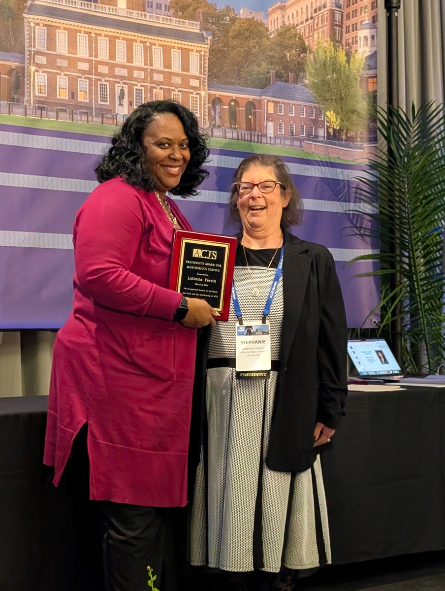 Academy of Criminal Justice Sciences tweet media