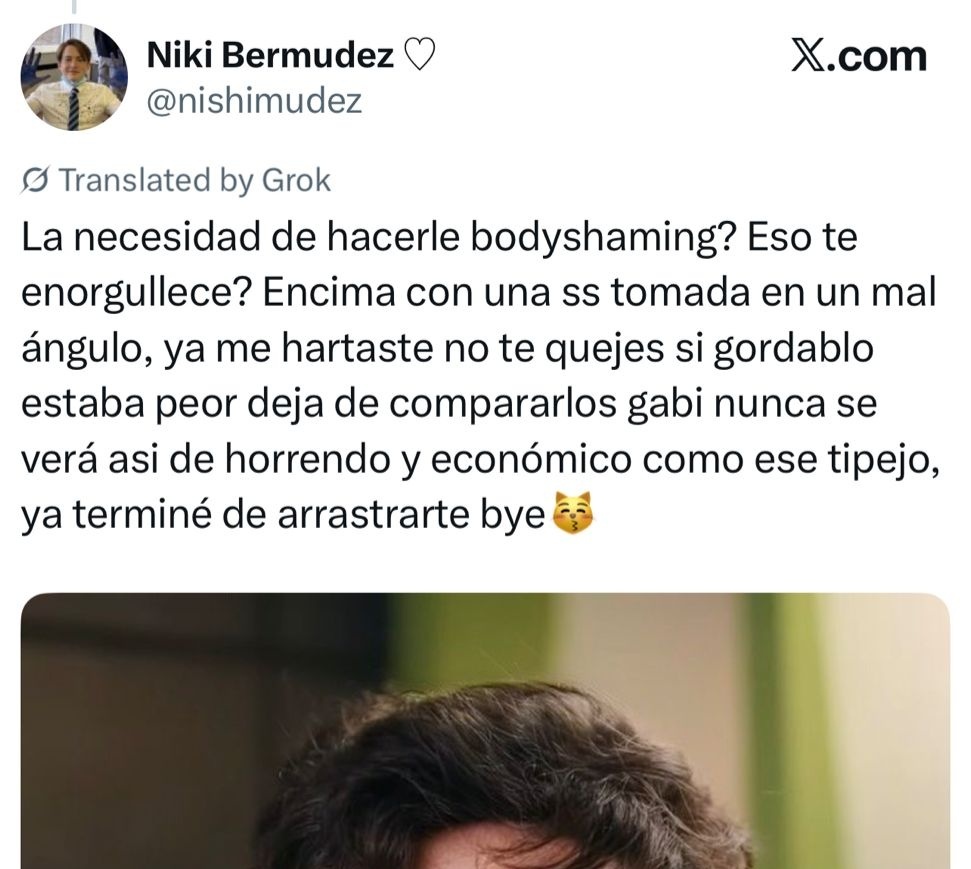 protectleonardo's tweet photo. 🚫 REPORTAR Y BLOQUEAR 🚫

Esta cuenta está haciendo comentarios ofensivos y maliciosos en contra de Pablo y los demás chicos, actualmente tiene su cuenta privada pero aún así pueden denunciar, recuerden NO INTERACTUAR NI DARLE ATENCIÓN

🔗 https://t.co/fX3a6eYogZ https://t.co/mmc6ZIlCvH