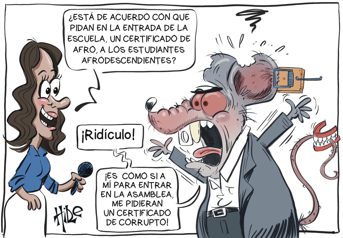 No todos los diputados son ratas, ni todas las ratas son diputados... También las hay empresarias. 🤣