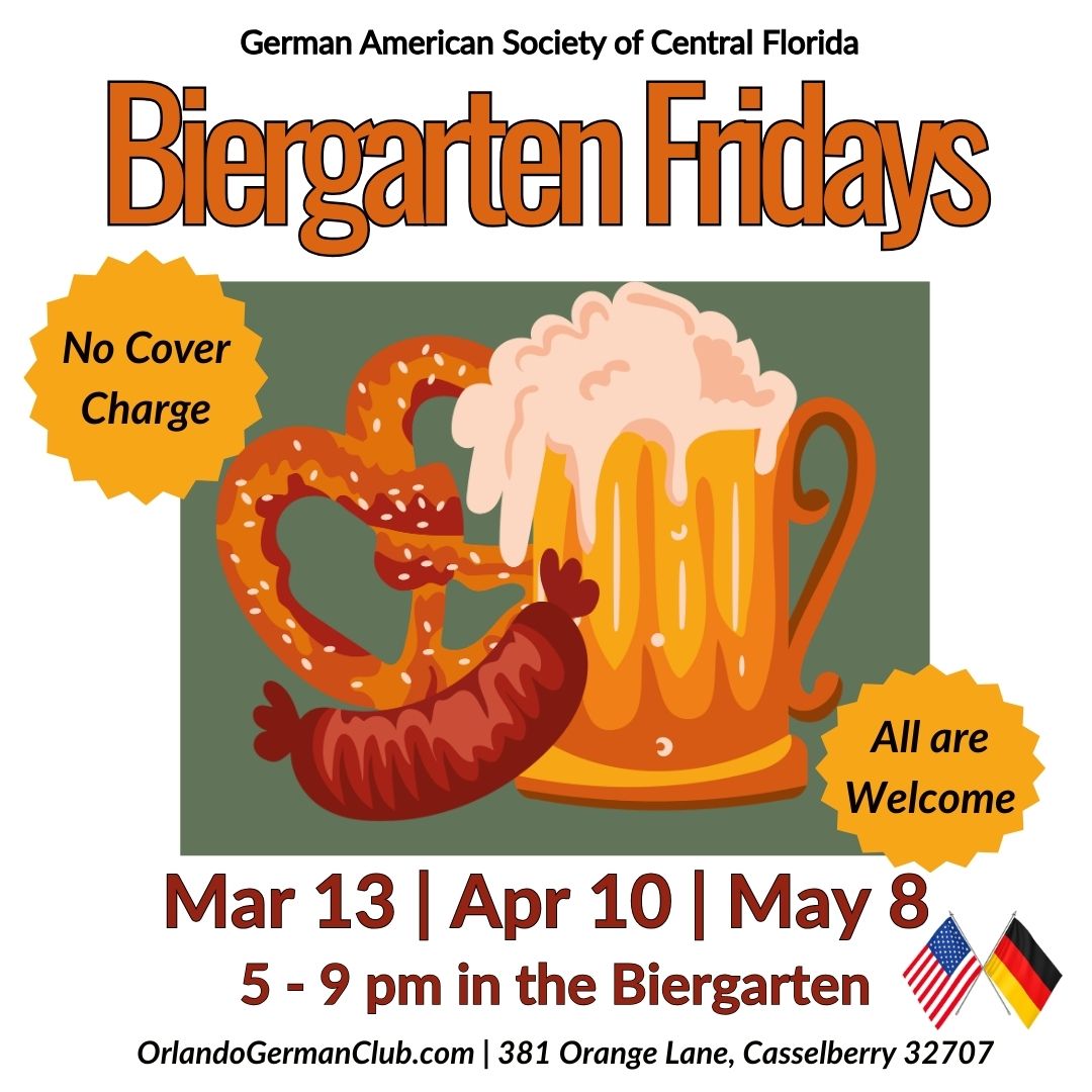 GermanClubFL's tweet photo. The weather is beautiful, why not enjoy it with a beer in the Biergarten? https://t.co/jG7nwxMe8s