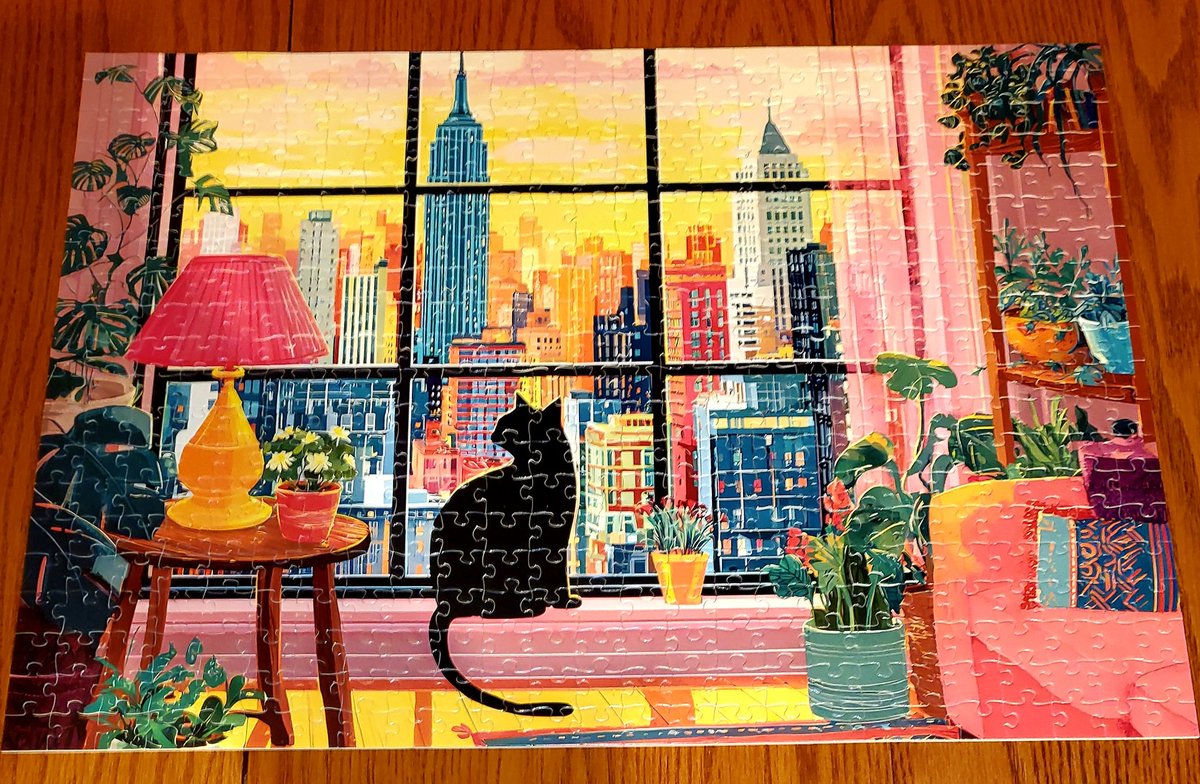 KeethaB's tweet photo. #31 in 2026

Black Cat in a City Window
500 pieces https://t.co/kVaXJCjKWD