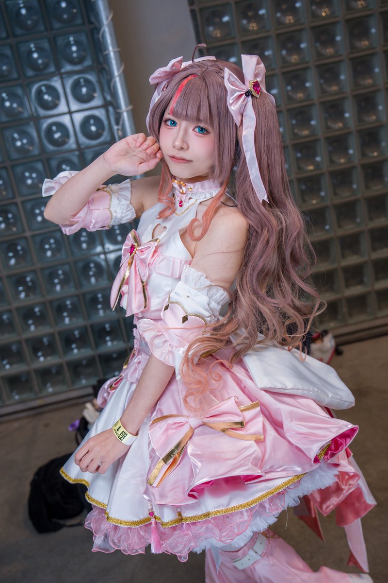 minamo_socha's tweet photo. 魔法少女衣装🎀♥⑅
今日は通常衣装のまつりちゃん！
フェス参加するので12時くらいまで！

#hololivefesEXPO26_DAY1 https://t.co/7HQlCFg7k0