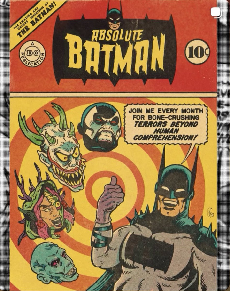 absolute batman retro 
#AbsoluteBatman #batman #scottsnyder #dc #dccomics #detectivecomics #absoluteuniverse 

credits : IG frederikhornung