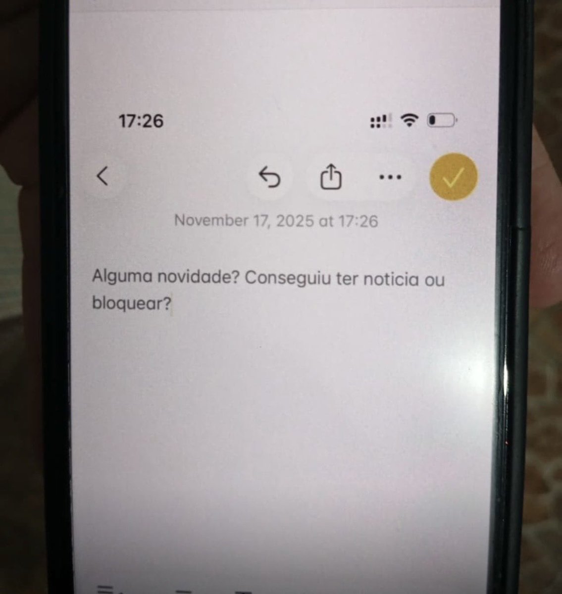 A tal mensagem que foi divulgada como se Vorcaro tivesse enviado ao Ministro Alexandre Moraes, está nos documentos da CPMI como um print não endereção a ninguém. Abaixo uma foto do documento da CPMI. Não poderia omitir a verdade diante de um vazamento tão grave.