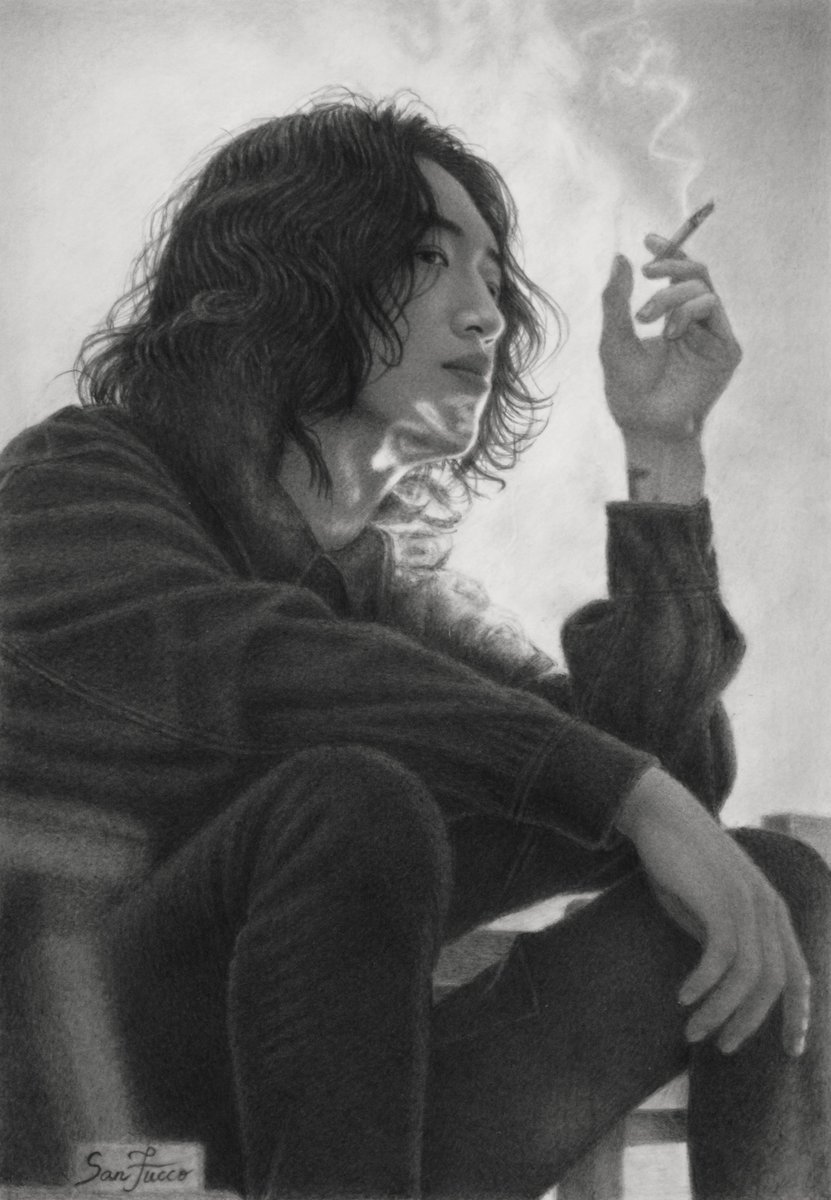 キタニタツヤ さんの 鉛筆画 Part 9 完成しました。（ケント紙、size