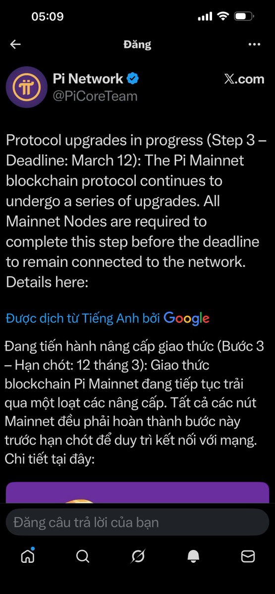 DoLieu_Pi's tweet photo. 🚀 Pi Network đang dần bước ra khỏi giai đoạn thử nghiệm và tiến thẳng vào đời sống thực tế

Những cập nhật gần đây cho thấy hệ sinh thái Pi đang chuyển động rất nhanh :

🔹 DEX dự kiến xuất hiện ngày 12/03/2026 – mở ra khả năng trao đổi tài sản trực tiếp trên blockchain
🔹 Hệ Thống đã nâng cấp lên phiên bản v20.2 – cho thấy hạ tầng đang được hoàn thiện để phục vụ các ứng dụng thực tế
🔹 Kraken Exchange đã bắt đầu nhắc đến Pi Network trong kế hoạch tích hợp các blockchain
🔹 Hơn 300 ứng dụng đang chờ phê duyệt trong hệ sinh thái Pi

Điều đặc biệt hơn nữa là Pi đang kết nối với AI

Một nghiên cứu mới của Pi cho thấy mạng lưới hơn 421.000 Pi Node có thể tận dụng năng lực tính toán dư thừa để phục vụ các tác vụ :

• Huấn Luyện AI
• Suy Luận AI
• Reinforcement Learning

Thông qua dự án hợp tác với OpenMind, hệ thống Node của Pi có thể trở thành hạ tầng điện toán phân tán cho AI trong tương lai

Điều này có nghĩa là :

➡️ Blockchain không chỉ dùng để lưu trữ giá trị
➡️ Nó có thể trở thành nền tảng cho dữ liệu, AI và các ứng dụng đời sống

Trong một số mô hình thử nghiệm, Pi thậm chí có thể được dùng để swap sang các token dịch vụ của các nền tảng lớn, phục vụ cho thương mại điện tử, chuỗi cung ứng và các ứng dụng doanh nghiệp

Tất Cả những tín hiệu này đang cho thấy một hướng đi rõ ràng :

Pi không chỉ là một đồng coin để đầu cơ . Pi đang được xây dựng như một hệ sinh thái ứng dụng trong đời sống thực

Và khi các ứng dụng bắt đầu hoạt động mạnh mẽ, giá trị thực của Pi sẽ được quyết định bởi mức độ sử dụng của cộng đồng, chứ không chỉ bởi thị trường giao dịch

📌 Tương Lai của Pi có thể nằm ở 3 trụ cột :

1️⃣ Hệ Sinh Thái Ứng Dụng
2️⃣ Hạ Tầng điện toán phân tán
3️⃣ Kết Nối AI và blockchain

Nếu điều này tiếp tục phát triển đúng hướng, chúng ta đang chứng kiến một mạng lưới kinh tế số mới đang hình thành

#PiNetwork
#PiEcosystem
#Blockchain
#AI
#Web3