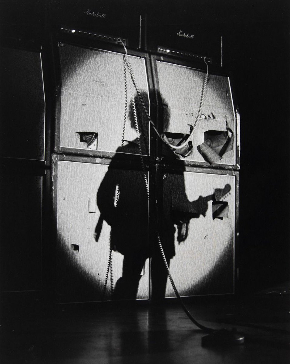 Hendrix’s shadow. Battered Marshall amps.

Yale University. New Haven, Connecticut. 1968.