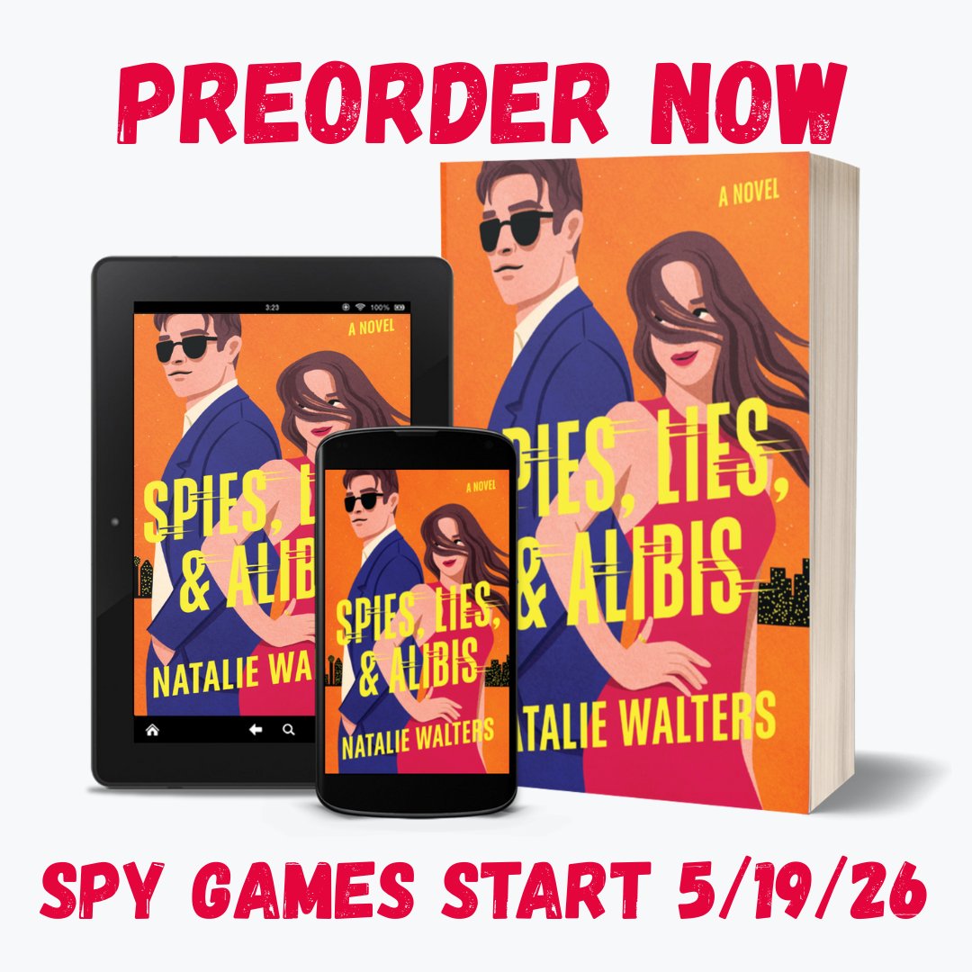 CreaJeanne's tweet image. Spies, Lies, &amp;amp; Alibis is coming May 19. @natwalterswrite
Fake identities. A criminal empire. One undercover operation that’s about to explode.

Preorder now: being late to this mission isn’t an option

#RomanticSuspense #SweetAndStabby #ClosedDoorRomance #BookLaunch #PreorderNow