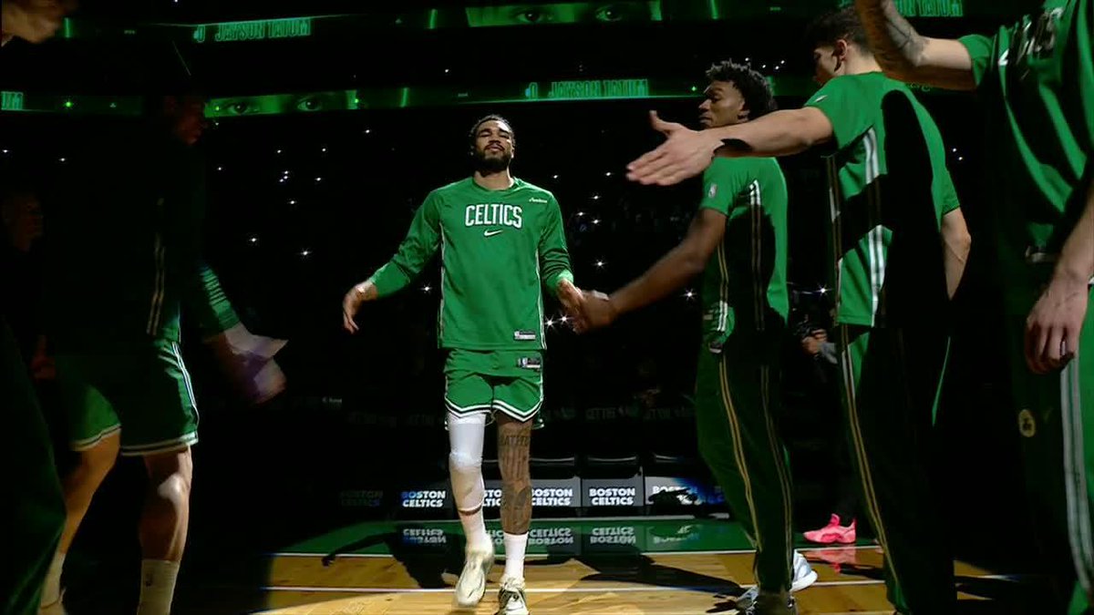 "Aaaand from Duke..."

No. 0 is back in the lineup for the Boston Celtics ☘️ https://t.co/mEjz6DXXdo