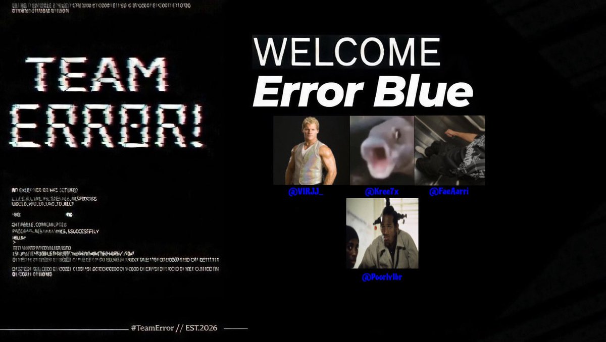 Team Error tweet media