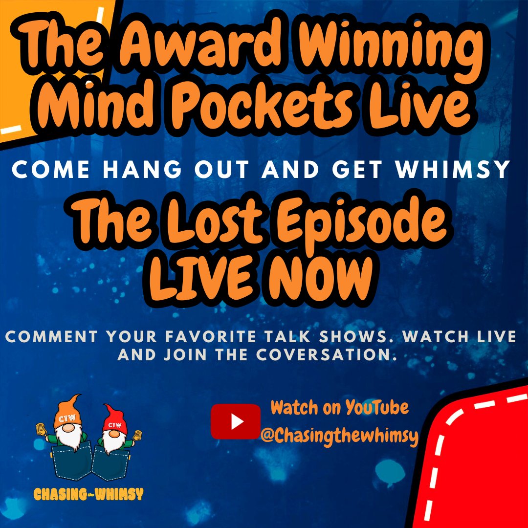 ChaseTheWhimsy's tweet image. 100 Mind Pockets, one unstoppable host, &amp;amp; a 2-day live celebration of creativity! 🎉 This milestone is for YOU! 🏆 Join us live at youtube.com/live/VEmwTAmu4…

#ChasingTheWhimsy #MindPockets100 #PodcastMilestone #CreatorCommunity #TuneInNow