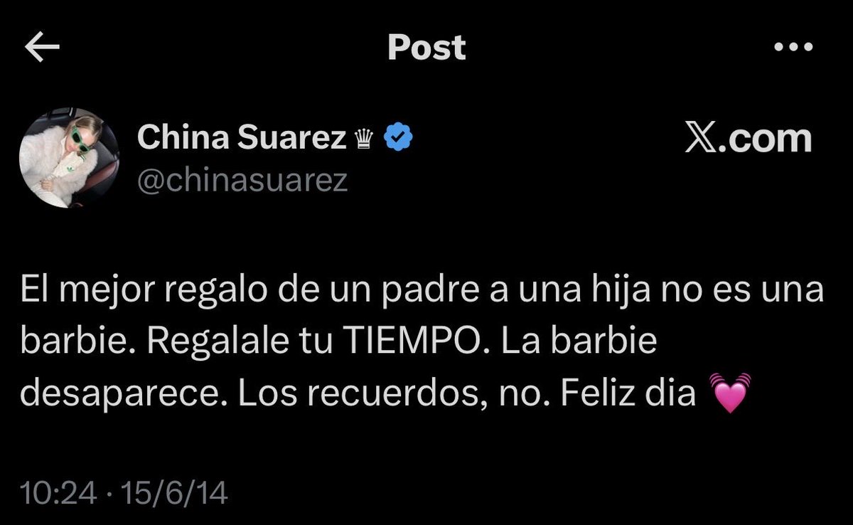 sangremediatica's tweet photo. Esto decía la china antes de avalar y aferrarse a un padre deudor, psicópata y ausente solo por calentura y dinero. Sos de mentira ma 🥱 https://t.co/c2Vc6gNaIN