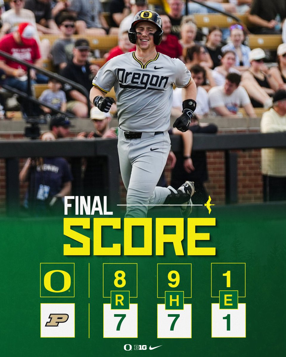 Oregon Duck Baseball tweet media