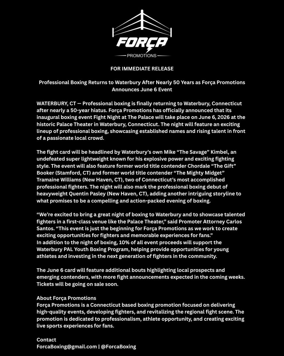 FORÇA PROMOTIONS tweet media