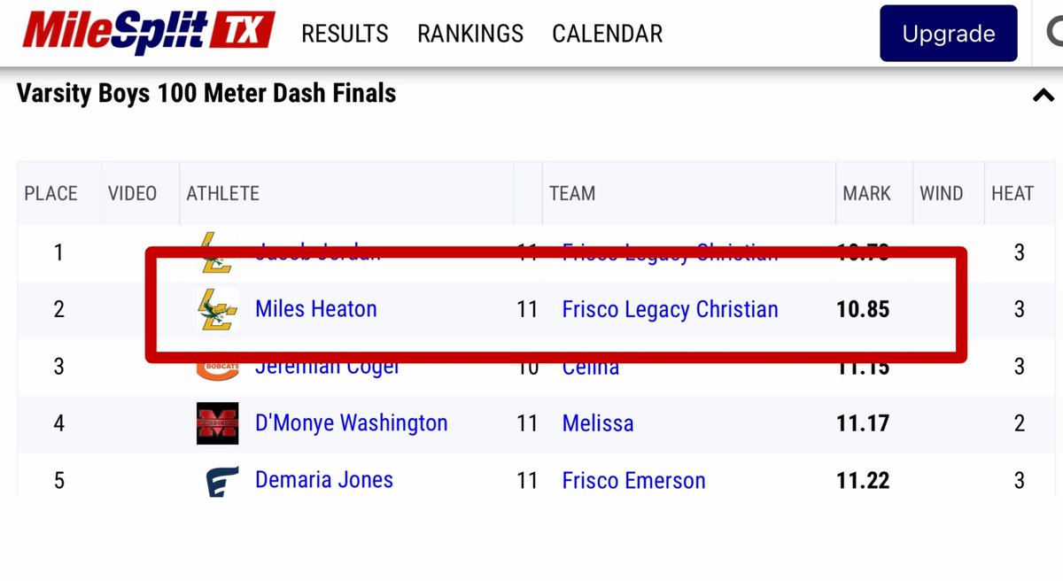 Miles Heaton '27 tweet media