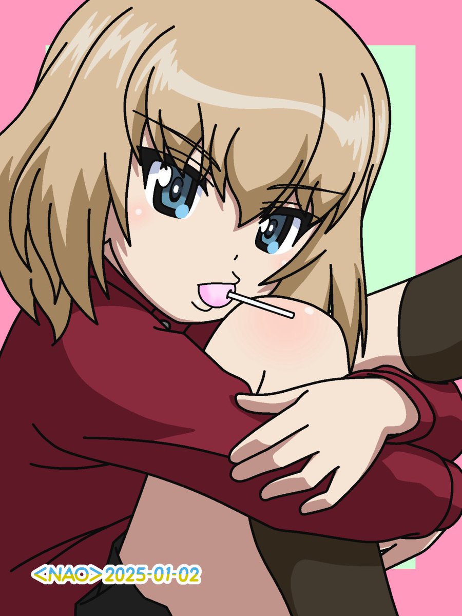 カチューシャ(ガルパン) 「おはようございます 花粉が猛威を振るっています。目が痒いー」|＜ＮＡＯ＞ pixivでrequest待ってます!のイラスト