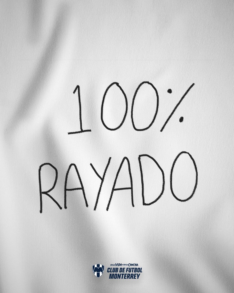 Hoy más que nunca.🔥¡ARRIBA EL MONTERREY! 🔵⚪