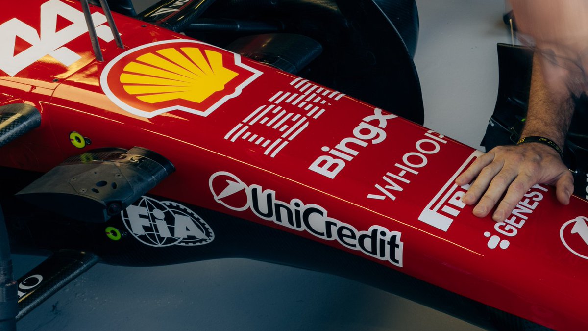 BingXOfficial's tweet photo. Dialing in the details and firing up the @ScuderiaFerrari engines to Drive Beyond. 🔥

Qualy day awaits us in Australia!

#DriveBeyond #BingXScuderiaFerrari #AusGP https://t.co/S9x1PseaBk