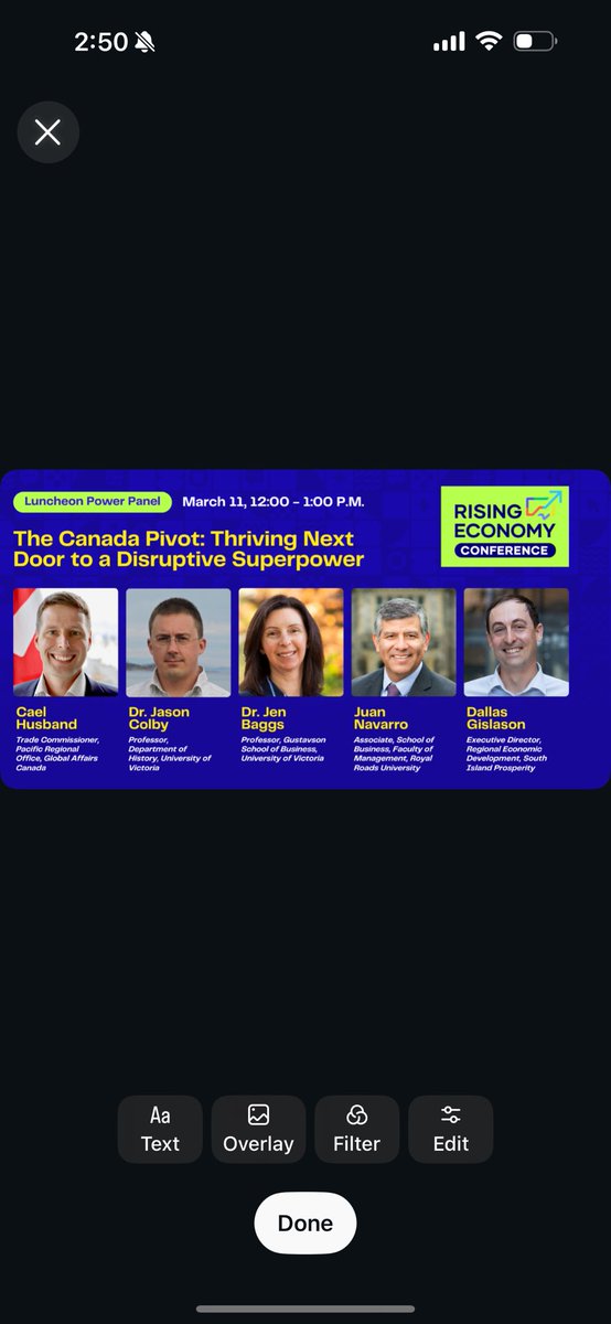 jsnavarroe's tweet photo. Looking forward to speaking at the Rising Economy Conference 2026 in Victoria, BC on March 11.
This conference brings together leaders, entrepreneurs, and decision-makers to look ahead. If you’re interested in what comes next, this is the place to be. https://t.co/qL6B1wRpRJ