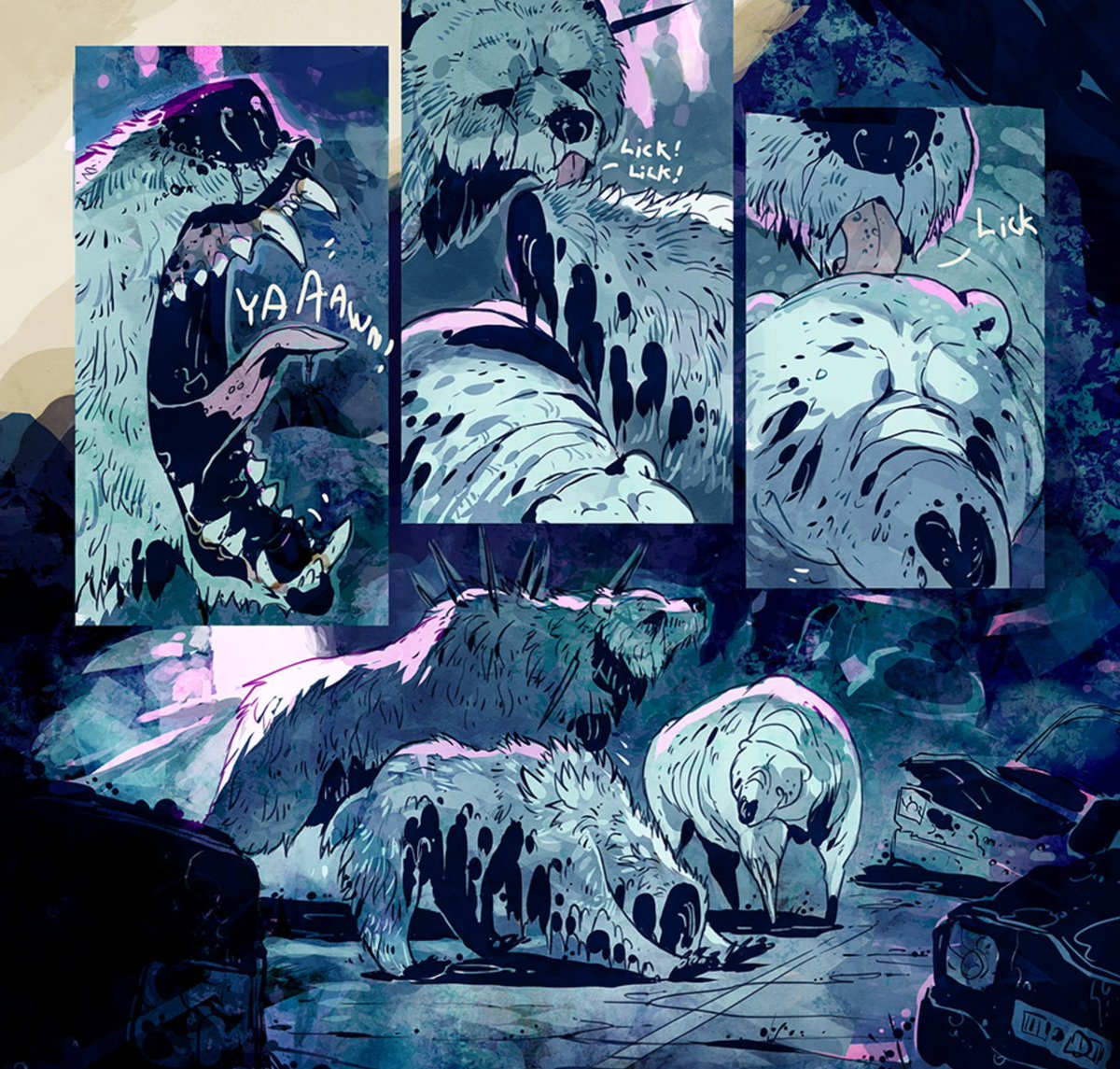 scrawler_ederit's tweet photo. @monarobot In fact, there were some polar-bear-shaped trolls, I just remembered! https://t.co/hEfTZQOIon