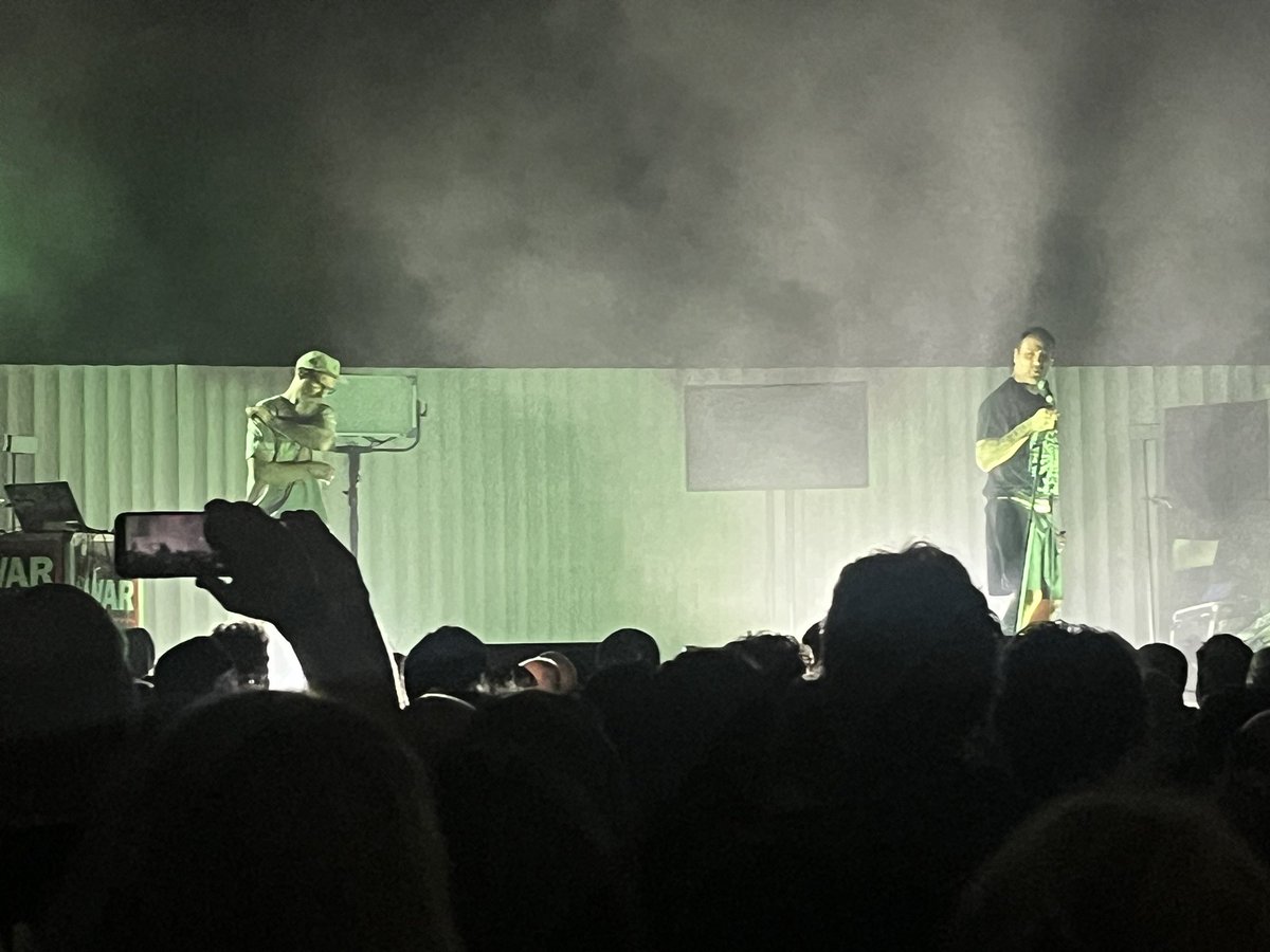 shorehamcalling's tweet photo. Sleaford Mods in Brighton. Just grateful that they exist tbh, though would rather not have had almost every song off new album. Old git view I know but still https://t.co/uqkcUUXVOk