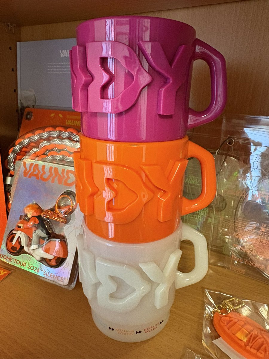 Vaundy Logo Mug SILENCE マグカップ オレンジ ピンク Vaundy