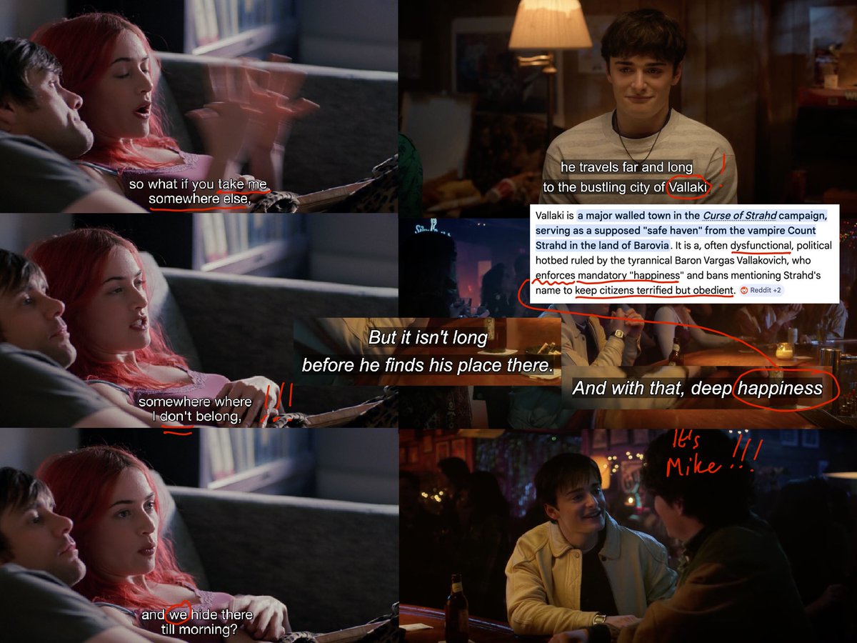 Mike put Will somewhere he DOESN’T belong to save his memories connected with Will. They are there TOGETHER too. Mike IS Carlton. 😭

#lovewinsgate #byler #bylertwt